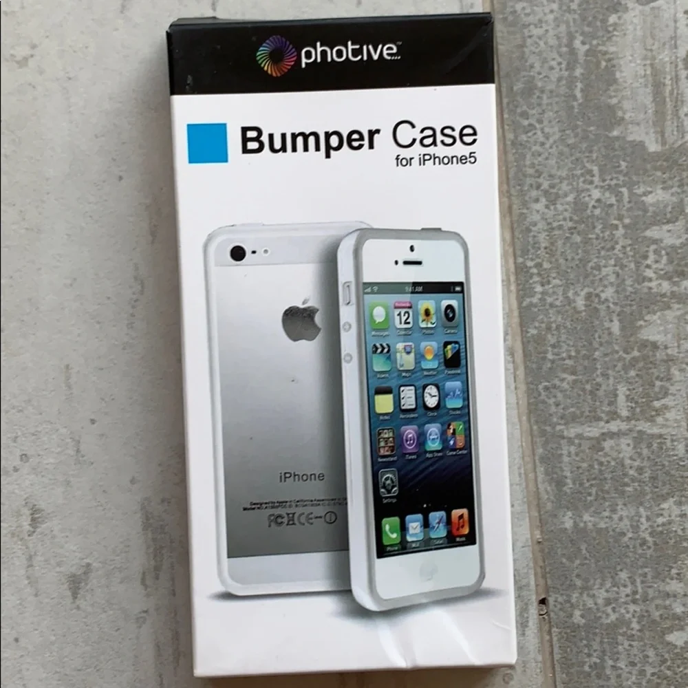 iPhone 5 Bumper Protect Phone Case Slim Exposed